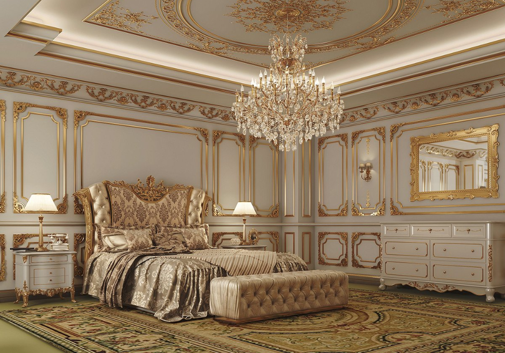 Thiết kế phòng ngủ cổ điển theo phong cách nước Pháp