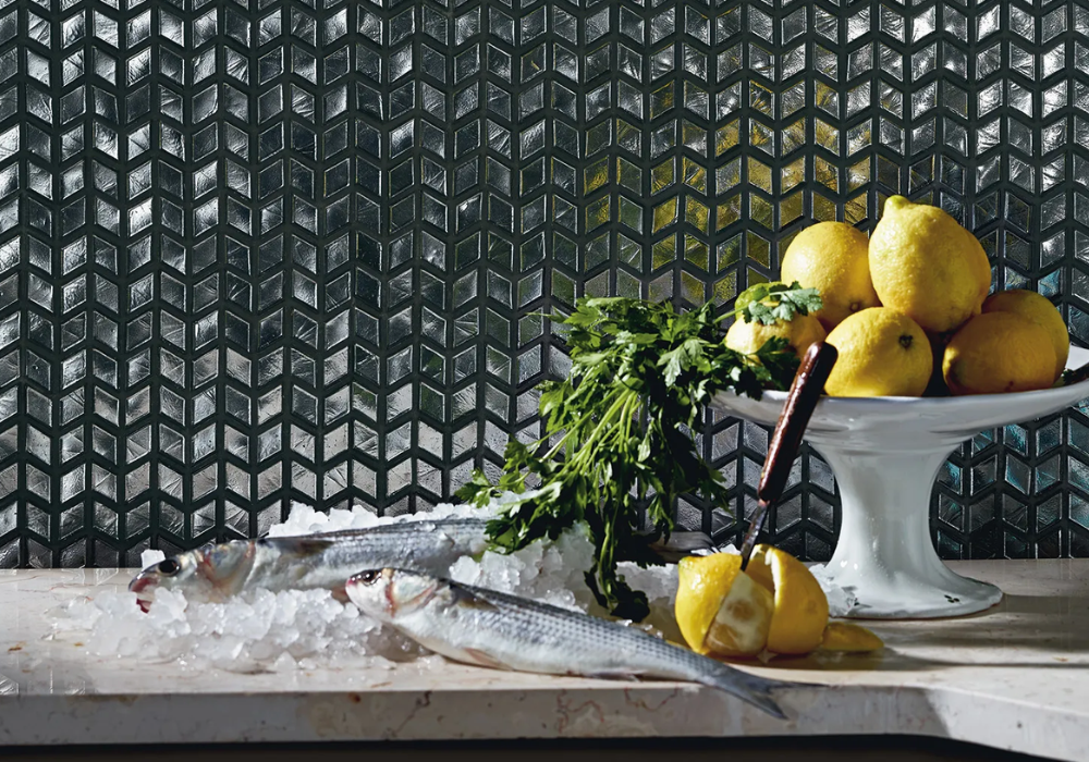 Phòng bếp thêm thẩm mỹ, ấn tượng với gạch ốp mosaic
