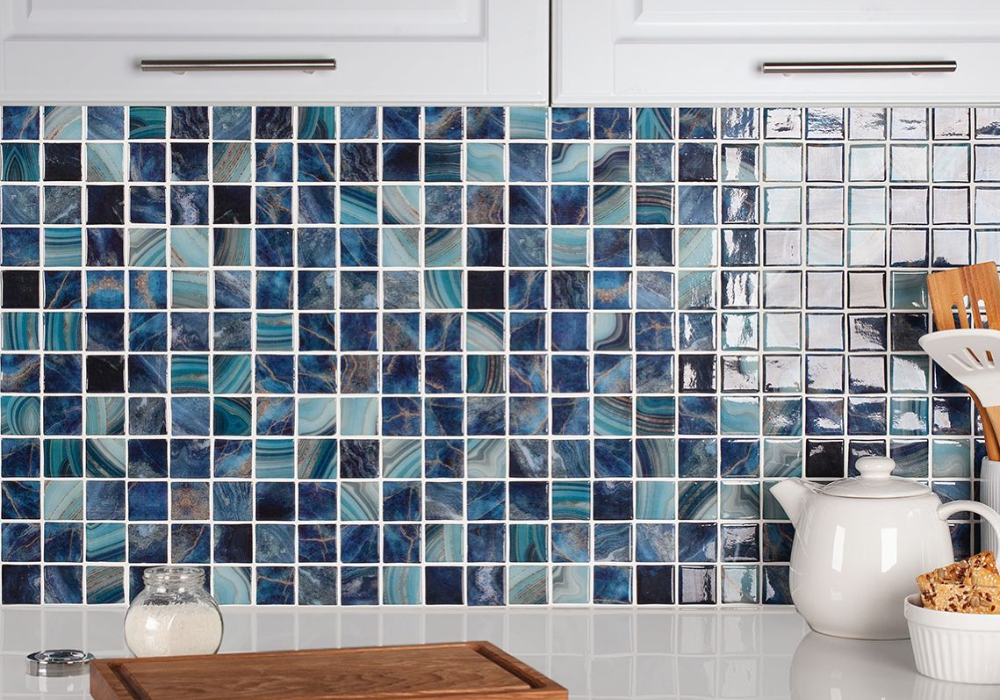 Gạch mosaic mang đến vẻ đẹp thẩm mỹ cho không gian bếp
