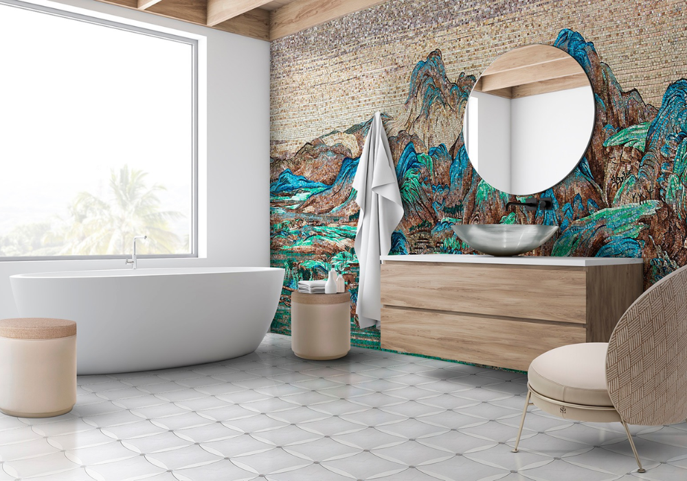 Mosaic Sicis tinh tế trong từng chi tiết, đường nét